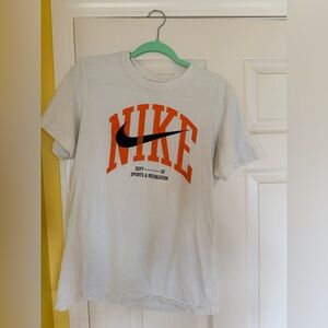 Nike Sportswear “Dept of Sports & Recreation” graphic tee in white. Men’s small.